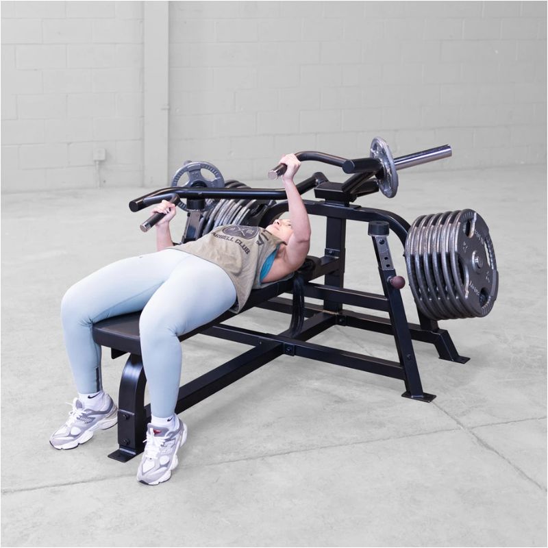 Body-Solid Pro ClubLine Leverage Bench Press - LVBPB used in workout 9