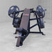 Body-Solid Pro ClubLine Leverage Incline Press - LVIPB Front View with olympic plates