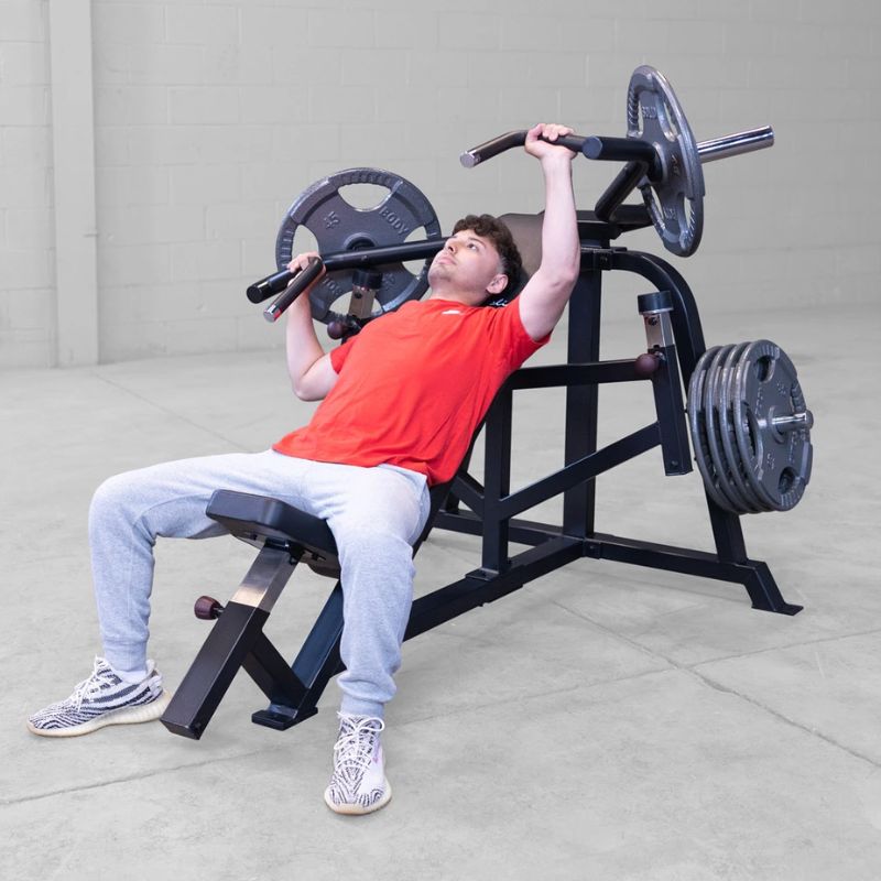 Body-Solid Pro ClubLine Leverage Incline Press - LVIPB Left Alarm used in Press