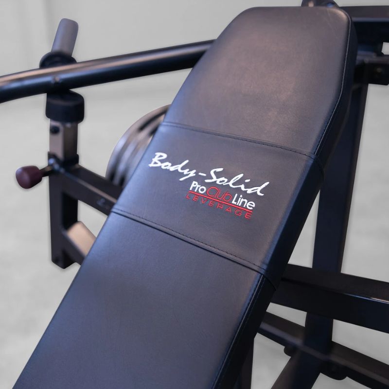 Body-Solid Pro ClubLine Leverage Incline Press - LVIPB with adjustable seat pad