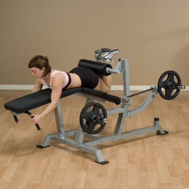 Body-Solid Pro ClubLine Leverage Leg Curl - LVLC Side View Sample Workout