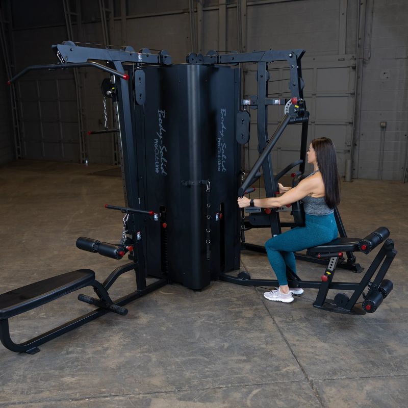 Body-Solid Pro ClubLine S1000 Four-Stack Gym Seated Row