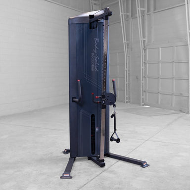 Body-Solid Pro ClubLine S2CCX Series 2 Cable Column front view inside gym