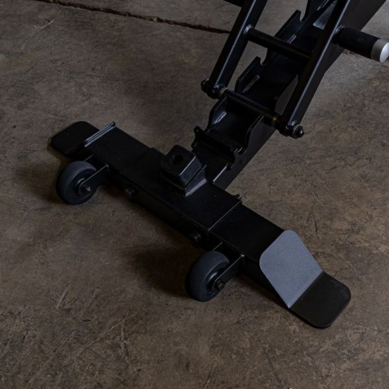 Body-Solid Pro ClubLine SFID325 Adjustable Bench (Black) Wheel Details