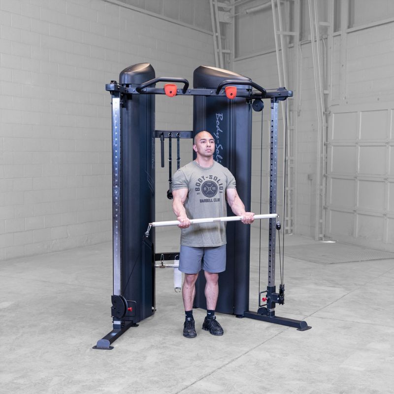 Body-Solid Pro ClubLine Series 2 Functional Trainer - S2FTX used in Cable Bar Curl