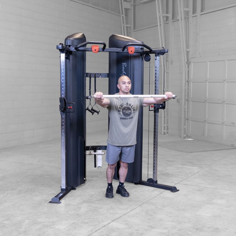 Body-Solid Pro ClubLine Series 2 Functional Trainer - S2FTX used in Cable Bar Raise