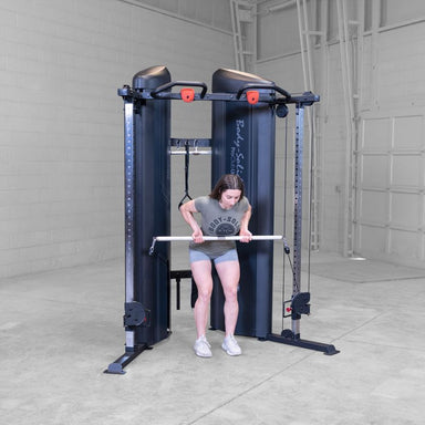 Body-Solid Pro ClubLine Series 2 Functional Trainer - S2FTX used in  Cable Bar Row