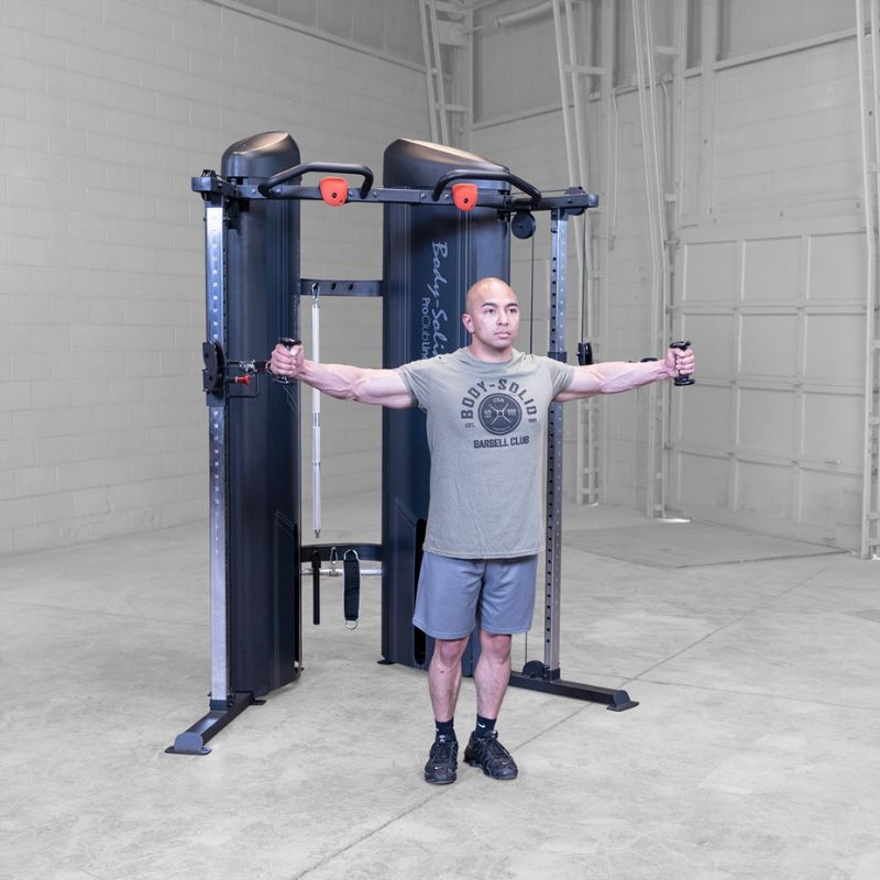 Body-Solid Pro ClubLine Series 2 Functional Trainer - S2FTX used in Chest Fly Workout