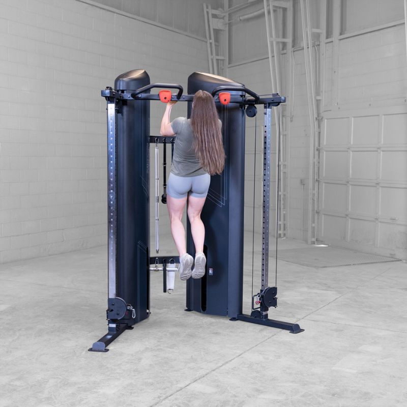 Body-Solid Pro ClubLine Series 2 Functional Trainer - S2FTX used in  Neutral grip pull ups workout