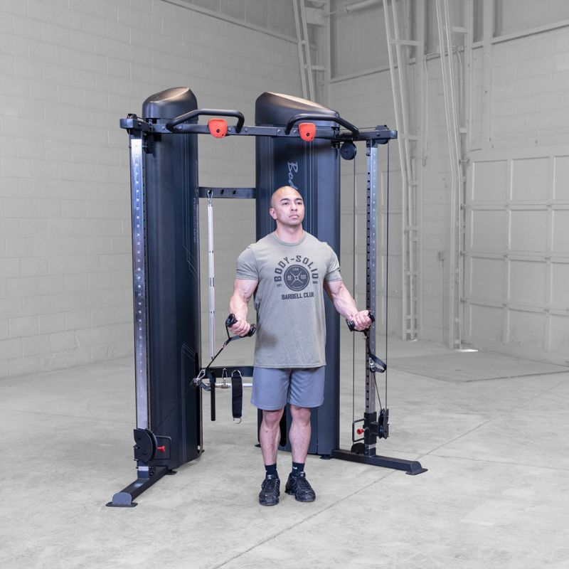 Body-Solid Pro ClubLine Series 2 Functional Trainer - S2FTX used in cable curl workout