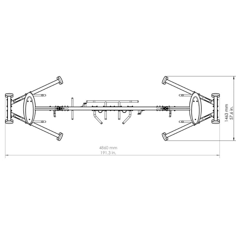 Body-Solid Pro ClubLine Series II Cable Crossover - S2CCO Schematics