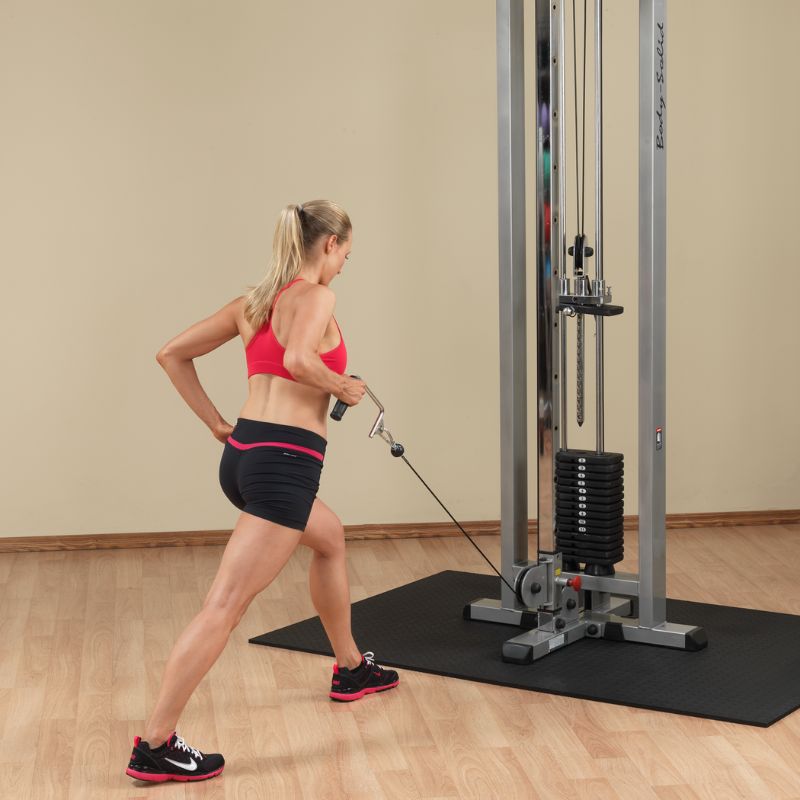 Body-Solid Pro Clubline Cable Crossover - SCC1200G Arm Stand Low Pull Row
