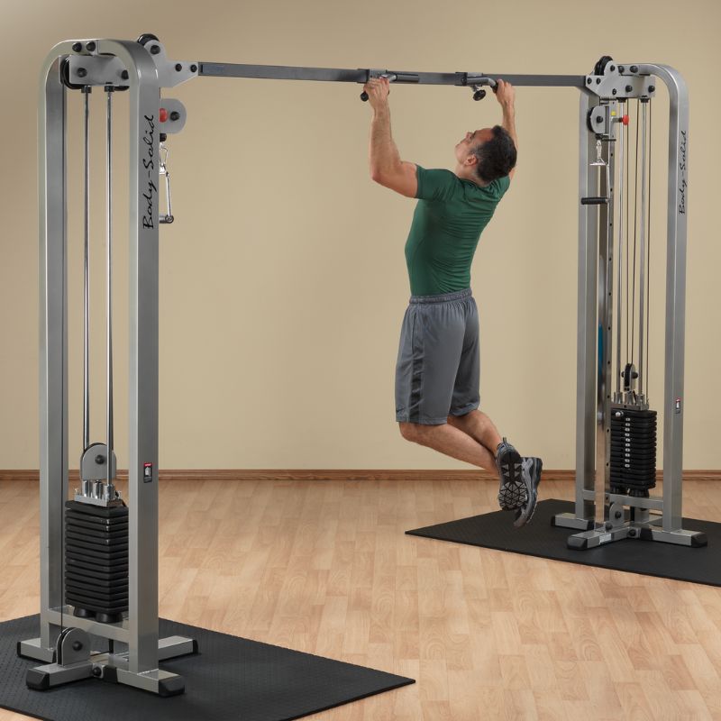 Body-Solid Pro Clubline Cable Crossover - SCC1200G Pull Up