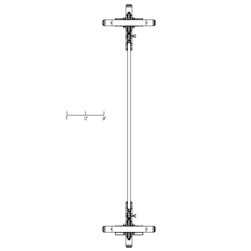 Body-Solid Pro Clubline Cable Crossover - SCC1200G Schematics