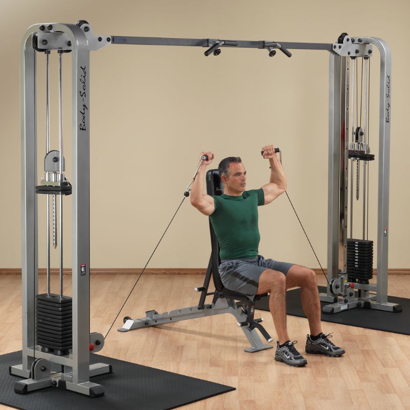 Body-Solid Pro Clubline Cable Crossover - SCC1200G Shoulder Press