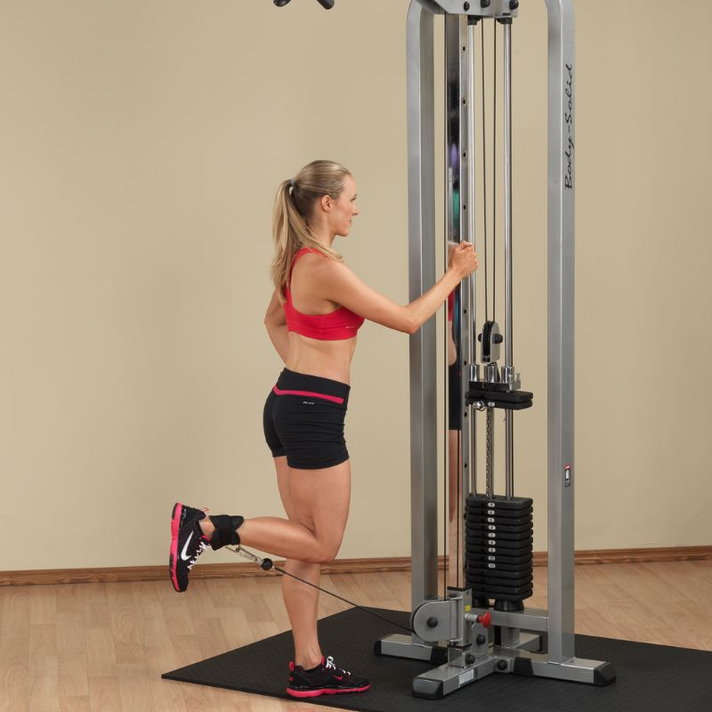 Body-Solid Pro Clubline Cable Crossover - SCC1200G Standing Leg Curl