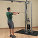 Body-Solid Pro Clubline Cable Crossover - SCC1200G Standing Row