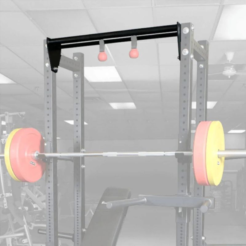 Body-Solid Pro Clubline Dual Chin Bar Attachment - SPRDCB Attached In Power Rack