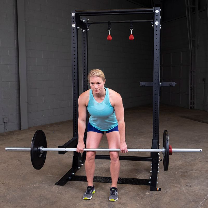 Body-Solid Pro Clubline Half Rack with Rear Extension - SPR500BACK Deadlift Workout