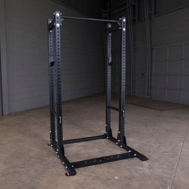 Body-Solid Pro Clubline Half Rack with Rear Extension - SPR500BACK Side View Empty