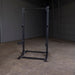 Body-Solid Pro Clubline Half Rack with Rear Extension - SPR500BACK inside Gym Empty