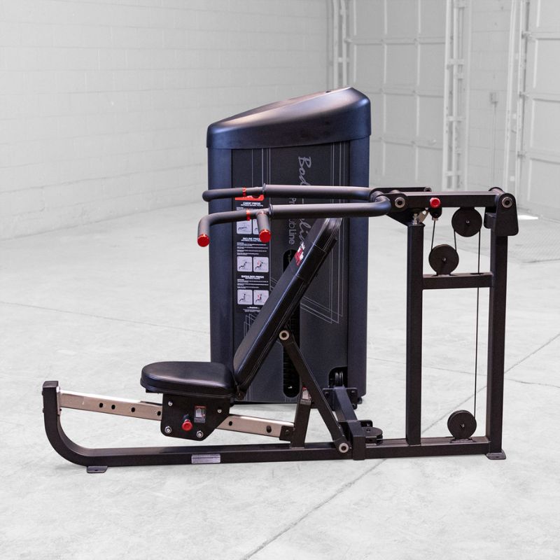 Body-Solid Pro Clubline S2MPX Series 2 Multi-Press Side View inside Gym