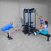 Body-Solid Pro Clubline SJG100 4-Stack Jungle Gym Sample Exercise 2