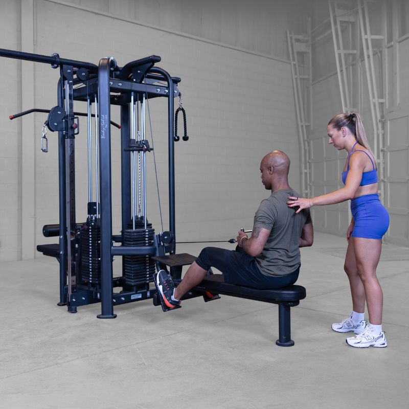 Body-Solid Pro Clubline SJG500 5-Stack Jungle Gym Cable Row Exercise