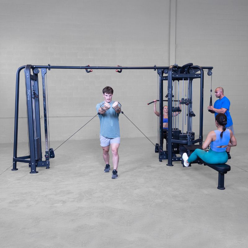 Body-Solid Pro Clubline SJG500 5-Stack Jungle Gym Sample Exercise 1