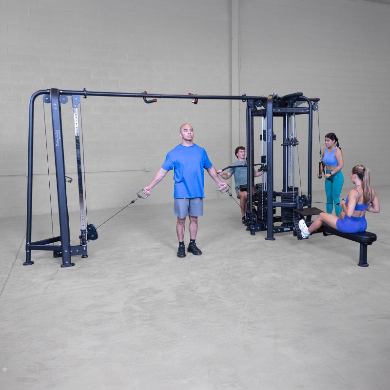 Body-Solid Pro Clubline SJG500 5-Stack Jungle Gym Sample Exercise 7
