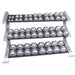 Body-Solid SDKR Pro Clubline _Build Your Own_ Storage Rack System 3 Tier Cast Iron Hex Dumbbell Rack