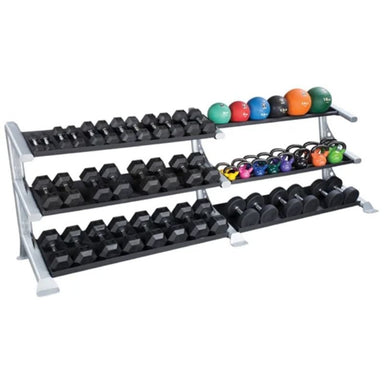 Body-Solid SDKR Pro Clubline _Build Your Own_ Storage Rack System 3 Tier Dumbbell Rack and 3 Tier Accessory Rack