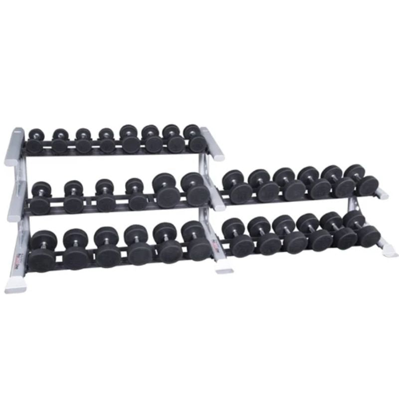 Body-Solid SDKR Pro Clubline _Build Your Own_ Storage Rack System 3 Tier Dumbbell Rack and 2 Tier Dumbbell rack