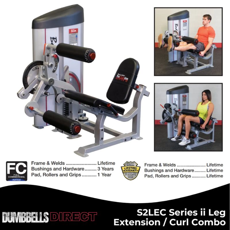 Body-Solid Series II Leg Extension & Leg Curl - S2LEC Features