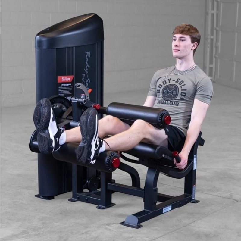 Body-Solid Series II Leg Extension & Leg Curl - S2LEC Leg Extension Exercise Full Range Male
