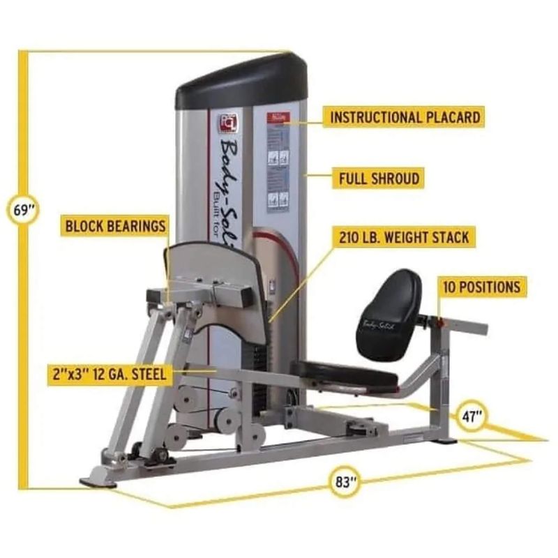 Body-Solid Series II Leg Press & Calf Raise - S2LPC Features