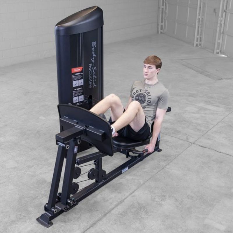 Body-Solid Series II Leg Press & Calf Raise - S2LPC Leg Press Exercise Front View