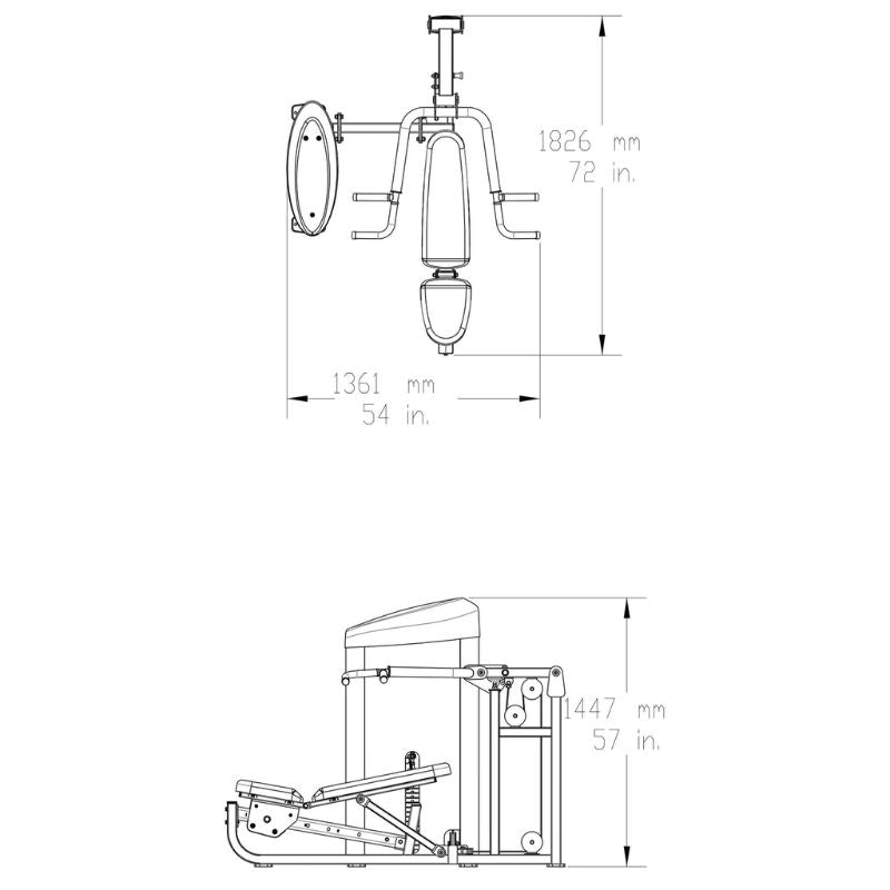 Body-Solid Series II Multi-Press - S2MP Schematics