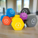 Body-Solid Tools Neoprene Dumbbells Set inside Gym
