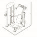 BodyKore Dual Axis Chest Press GR621 Dimensions