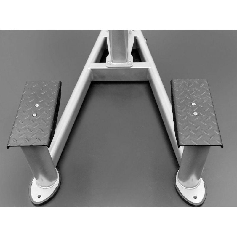 BodyKore Elite Series- CF2107- Vertical Knee Raise Rubber molded foot plates easy entry and exit