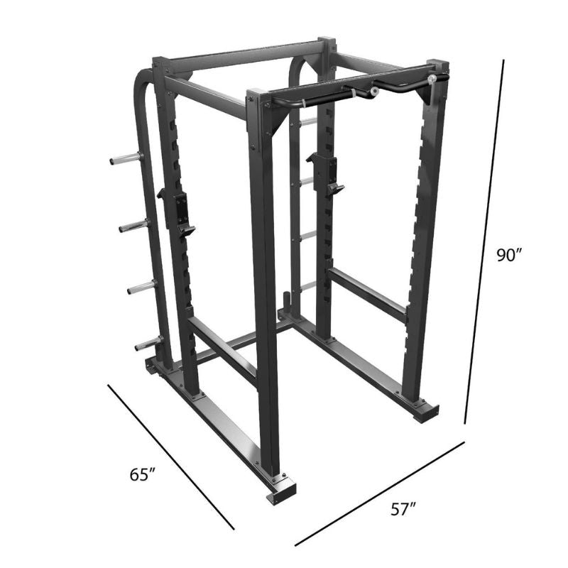 BodyKore Foundation Series - Squat Cage G703 Dimensions