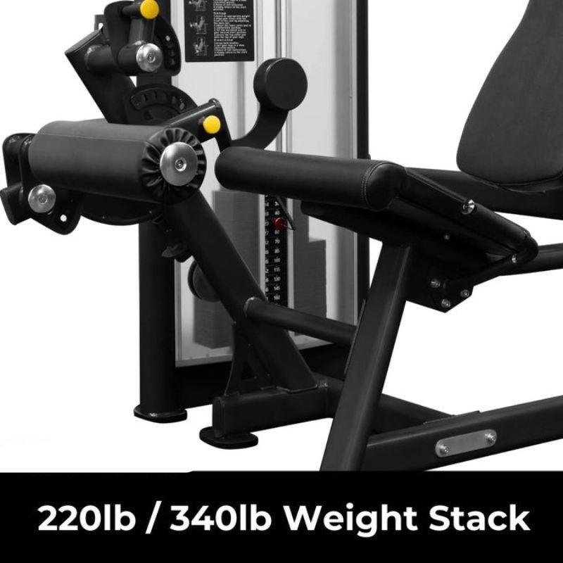 BodyKore Isolation Series - Leg CurlExtension - GR639 Weight Stack