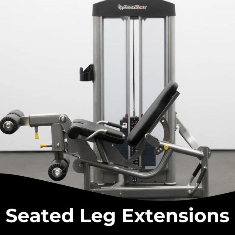 BodyKore Leg Extension Leg Prone GR643 Seated