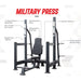 BodyKore Military Press - G254 Features