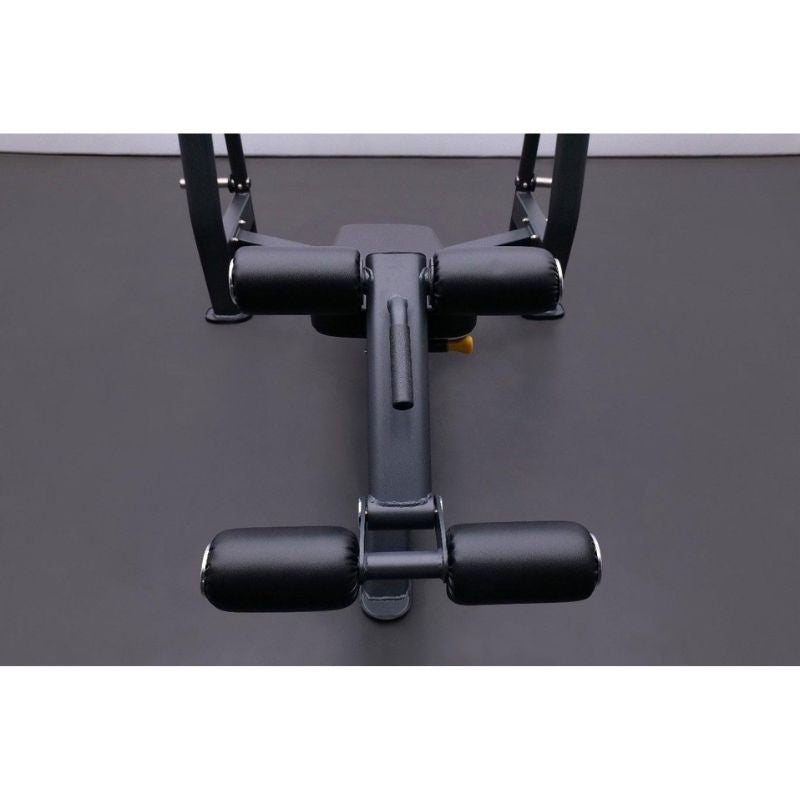 BodyKore Olympic Decline Bench - Signature Series - G253 Handle for easy entry exit