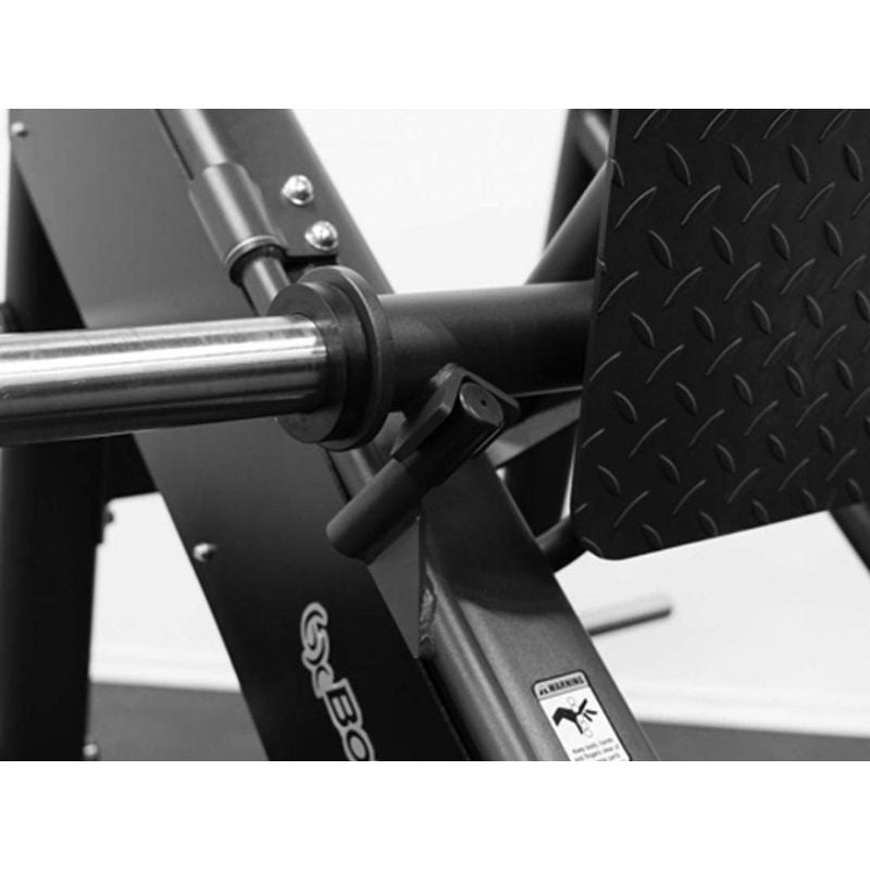 BodyKore Signature Series 45 Degree Leg Press - G277 Guided Motion and safety locking points