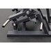 BodyKore Stacked Series- Plate Loaded Row - GR802 Nickel-Plated weight Plate storage and loading bars