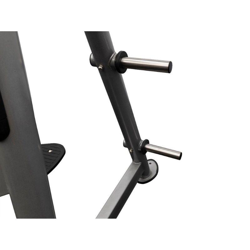 BodyKore Elite Series – Olympic Incline Bench CF2152 4 weight plate storage pegs