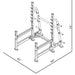 BodyKore Lunge Rack G255 Dimensions